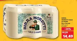 Kaufland BIRRA MORETTI SALE DI MARE Bere blondă Ofertă