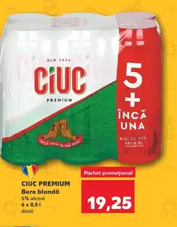 Kaufland CIUC PREMIUM Bere blondă Ofertă