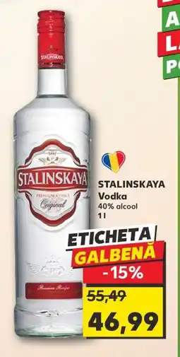 Kaufland STALINSKAYA Vodka 1 l. Ofertă