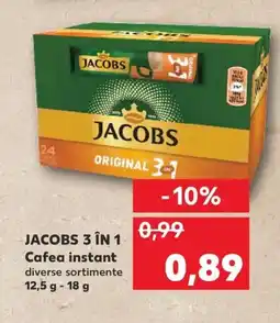 Kaufland JACOBS 3 IN 1 Cafea instant Ofertă