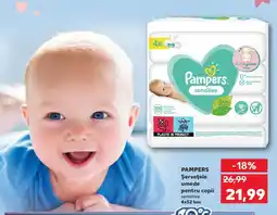 Kaufland PAMPERS Şerveţele umede pentru copii Ofertă
