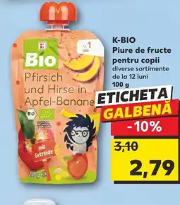 K-BIO Piure de fructe pentru copii 100 g