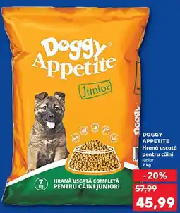 Kaufland DOGGY APPETITE Hrană uscată pentru câini junior 7 kg Ofertă