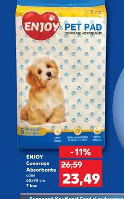 Kaufland ENJOY Covorase Absorbante Ofertă