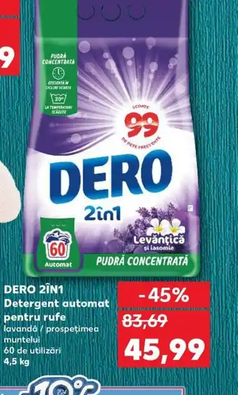 Kaufland DERO 2IN1 Detergent automat pentru rufe Ofertă