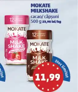 Penny MOKATE MILKSHAKE cacao/căpşuni 500 g Ofertă