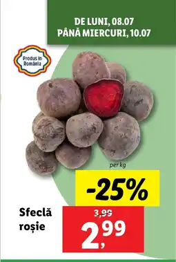 Lidl Sfeclă roşie Ofertă