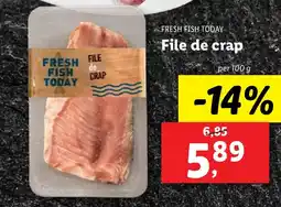 Lidl FRESH FISH TODAY File de crap Ofertă