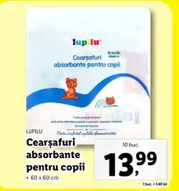 Lidl LUPILU Cearşafuri absorbante pentru copii Ofertă