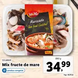 Lidl SOL&MAR Mix fructe de mare Ofertă