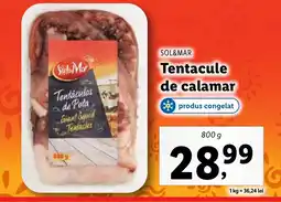 Lidl SOL&MAR Tentacule de calamar Ofertă