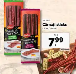 Lidl SOL&MAR Cârnaţi sticks Ofertă