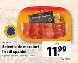 Lidl SOL&MAR Selecție de mezeluri în stil spaniol Ofertă