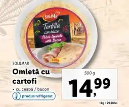 Lidl SOL&MAR Omletă cu cartofi Ofertă