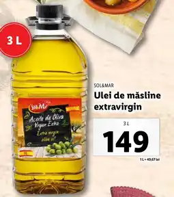 Lidl SOL&MAR Ulei de măsline extravirgin Ofertă