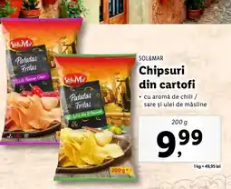 Lidl SOL&MAR Chipsuri din cartofi Ofertă