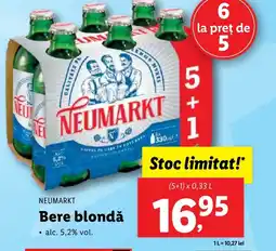 Lidl NEUMARKT Bere blondă Ofertă