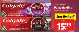 Lidl COLGATE MAX WHITE Pastă de dinți Ofertă