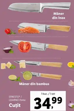 Lidl ERNESTOⓇ / LIVARNO Home Cuţit Ofertă