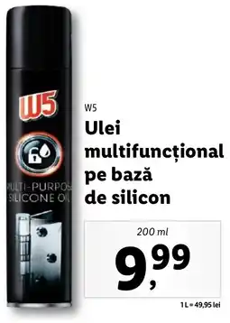 Lidl W5 Ulei multifuncțional pe bază de silicon Ofertă