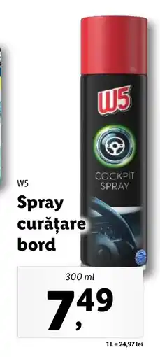 Lidl W5 Spray curăţare bord Ofertă
