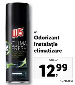 W5 Odorizant instalație climatizare