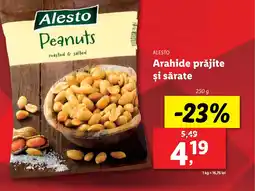 Lidl ALESTO Arahide prăjite şi sărate Ofertă