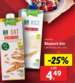 Lidl VEMONDO Băutură bio 1L Ofertă