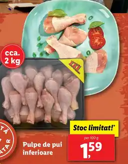 Lidl Pulpe de pui inferioare Ofertă