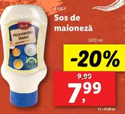 Lidl KANIA Sos de maioneză Ofertă