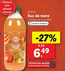 Lidl SOLEVITA Suc de mere Ofertă