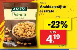 Lidl ALESTO Arahide prăjite şi sărate Ofertă