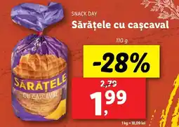Lidl SNACK DAY Sărăţele cu caşcaval Ofertă