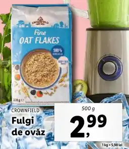 Lidl CROWNFIELD Fulgi de ovăz Ofertă
