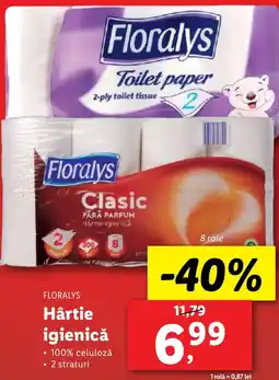 Lidl FLORALYS Hârtie igienică Ofertă
