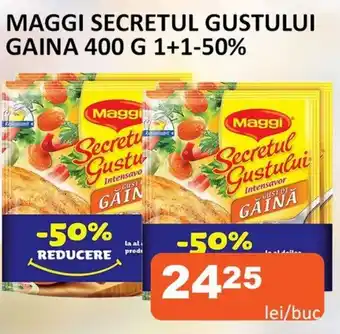 Unicarm MAGGI SECRETUL GUSTULUI GAINA 400 G 1+1-50% Ofertă