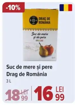 Carrefour Market Suc de mere și pere Drag de România Ofertă
