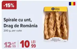 Spirale cu unt, Drag de România