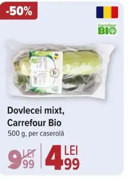 Carrefour Dovlecei mixt, Carrefour Bio Ofertă
