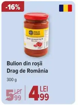 Carrefour Bulion din roşii Drag de România Ofertă