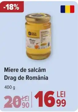 Carrefour Miere de salcâm Drag de România Ofertă
