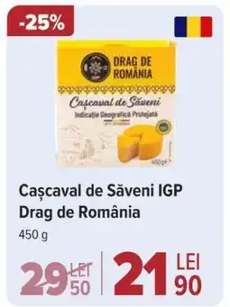 Carrefour Cascaval de Săveni IGP Drag de România Ofertă