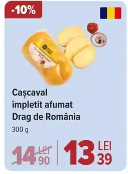 Carrefour Cascaval împletit afumat Drag de România Ofertă