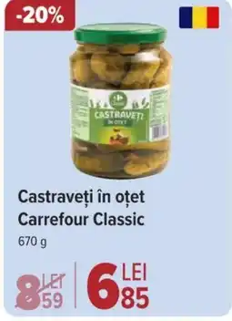 Carrefour Castraveţi în oțet Carrefour Classic Ofertă