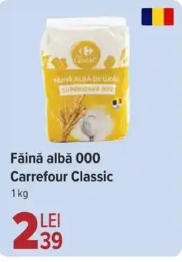 Carrefour Făină albă 000 Carrefour Classic Ofertă
