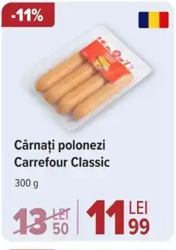 Cârnaţi polonezi Carrefour Classic