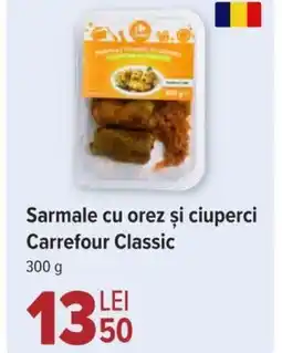Carrefour Sarmale cu orez şi ciuperci Carrefour Classic Ofertă