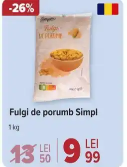 Carrefour Fulgi de porumb Simpl Ofertă