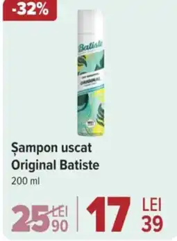 Şampon uscat Original Batiste