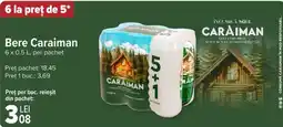Carrefour Bere Caraiman Ofertă